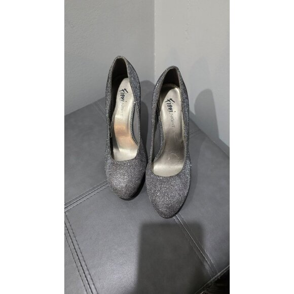 Fioni Night High Heels Womens 8 Classic Formal Party Sparkle Platform New Years - Picture 1 of 9